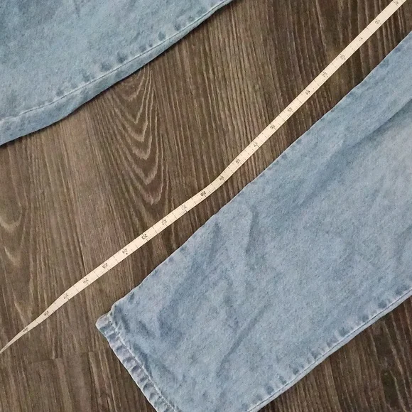 Lee Union- all coverall overall denim with heart patch S - Picture 11 of 16